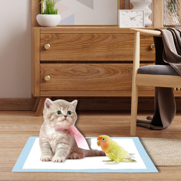 PIPI Matten für Hunde 100 Stück, 35x45 cm, Hunde wickelunterlage, super saugfähig, Auslaufsicher 6-Schichten, perfekt für kleine Haustiere & Welpen (Kleine Größe)