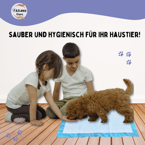 Fazlanix Pipi Matte XL 60x90cm – ideal für den Familiengebrauch, sicher und hygienisch für Hunde